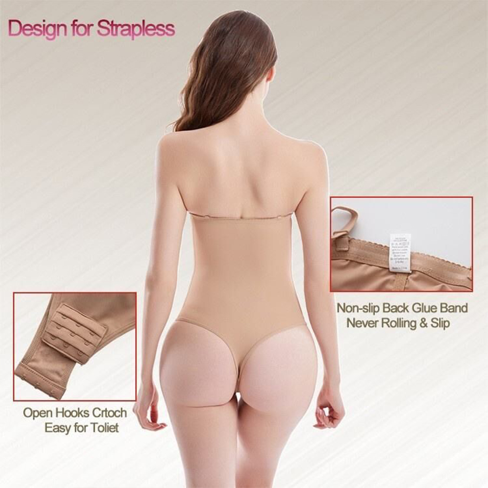 Strapless Invisible Tummy Cont - огляд і ціна Shapewear Bodysuit Firm