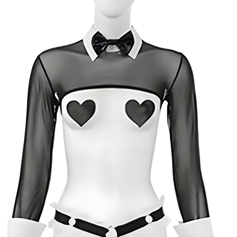 Anime Bunny Maid Uniform Mesh  - огляд і ціна Garter Belt Set