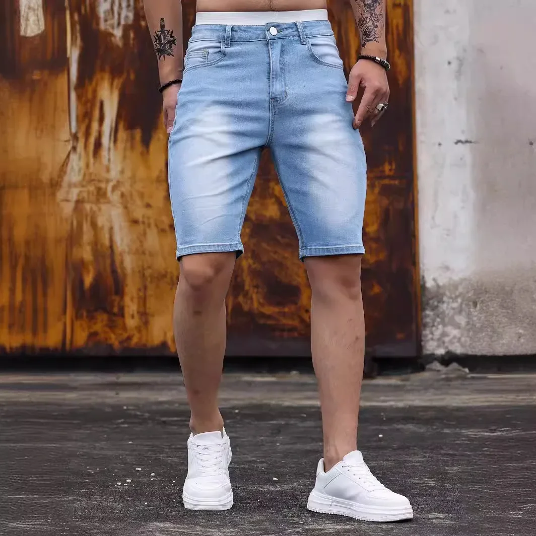 Men Jeans Shorts Strecth Washe - огляд і ціна Levis Jeans 501