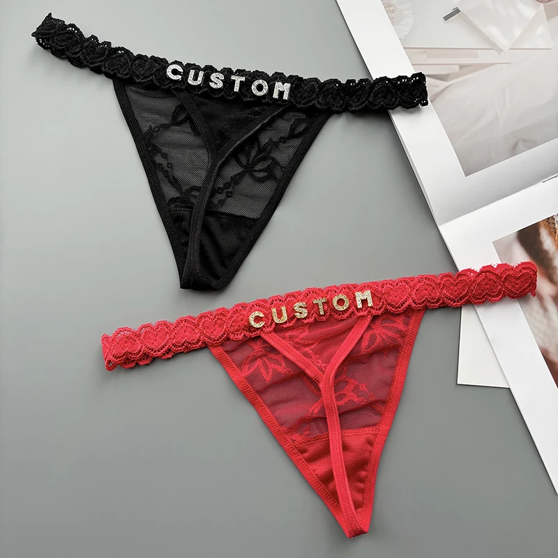 Personality Custom Thong Name  - огляд і ціна Thong Bikini Women
