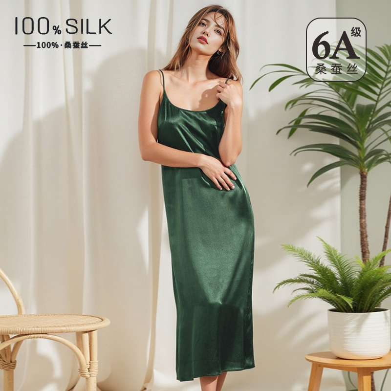 100% Mulberry Silk Slip Dress  - огляд і ціна Robe Silk Women