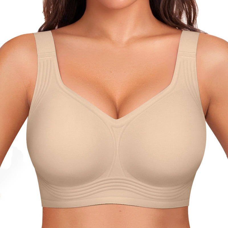 Plus Size Wireless Jelly Bra W - огляд і ціна Push Up Bra Padded